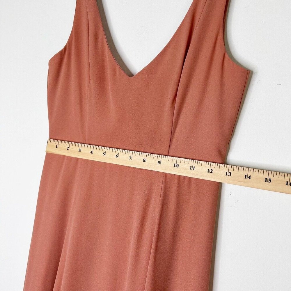 Show Me Your MuMu Jenn Maxi Dress Women’s Size Small Rustic Mauve Blush Wedding - Picture 6 of 13
